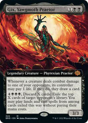 Gix, Yawgmoth Praetor (Extended Art) - Foil