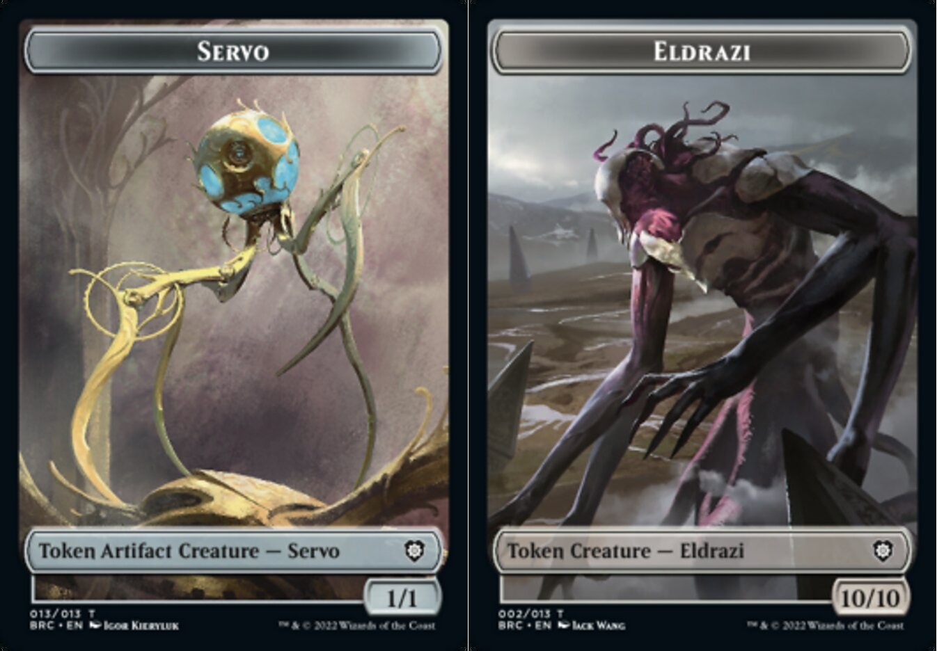 Servo // Eldrazi Double-sided Token