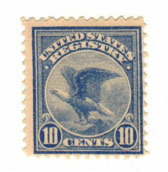 Registration Stamp, ultramarine