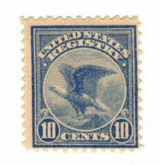Registration Stamp, ultramarine