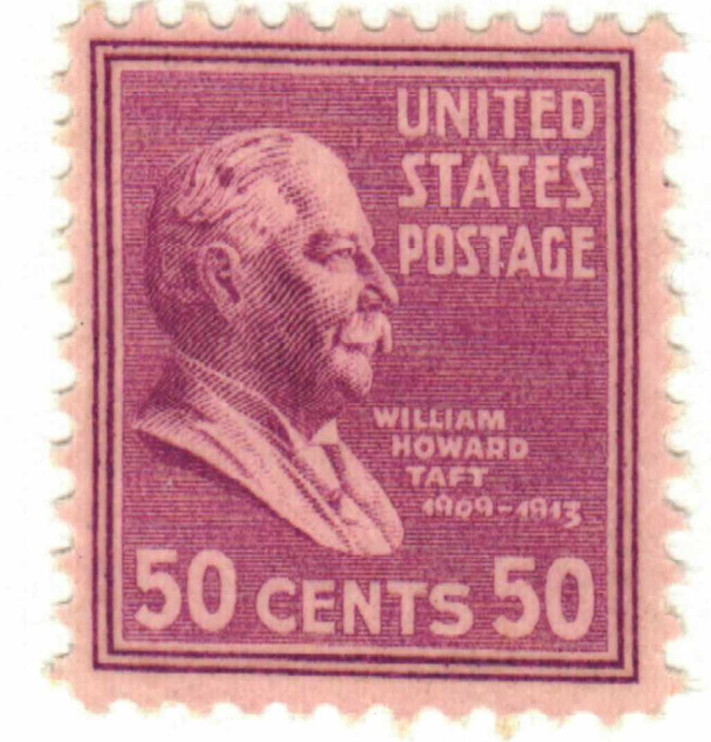 50c Taft, rose