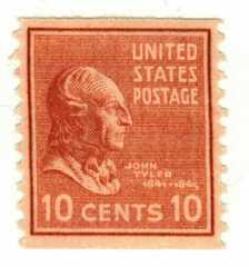 John Tyler, brown red