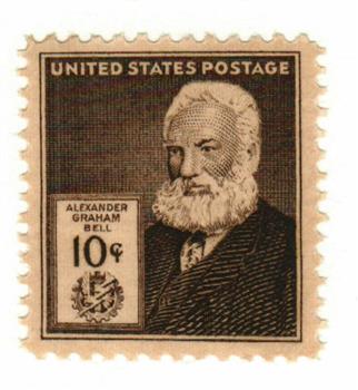 Famous Americans: 10c Alexander Graham Bell