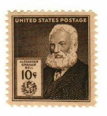 Famous Americans: 10c Alexander Graham Bell
