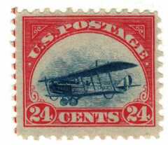 Curtiss Jenny, carmine rose & blue