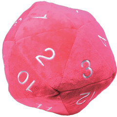 Ultra Pro - Dice Bag Plush D20 Hot Pink