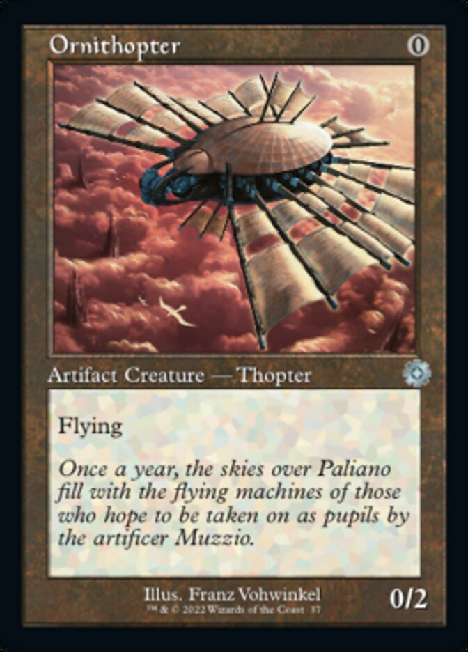 Ornithopter - Foil - Retro Frame