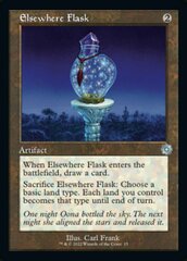 Elsewhere Flask (015) (Retro Frame) - Foil