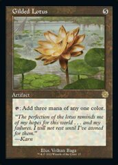 Gilded Lotus (017) (Retro Frame)