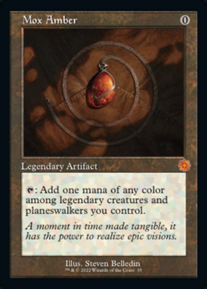 Mox Amber - Retro Frame