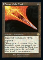 Sword of the Meek - Foil - Retro Frame