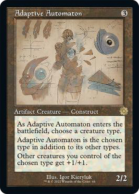 Adaptive Automaton - Foil - Retro Schematic