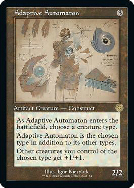 Adaptive Automaton - Foil - Retro Schematic