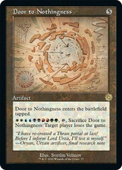 Door to Nothingness -- Retro Schematic - Foil