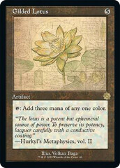 Gilded Lotus - Foil - Retro Schematic