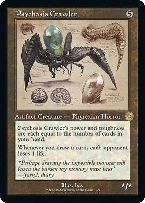 Psychosis Crawler - Foil - Retro Schematic