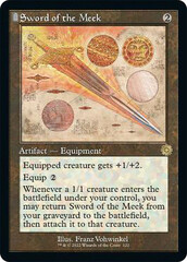 Sword of the Meek - Foil - Retro Schematic