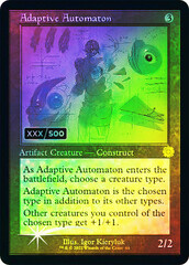 Adaptive Automaton (Schematic) (Serial Numbered) - Foil