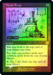 Mystic Forge - Foil - Retro Schematic - Serialized