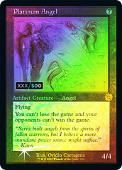 Platinum Angel - Foil - Retro Schematic - Serialized