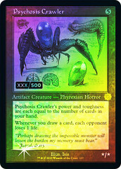 Psychosis Crawler - Foil - Retro Schematic - Serialized