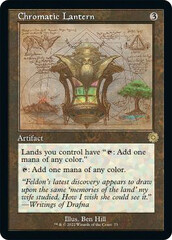 Chromatic Lantern - Foil - Retro Schematic