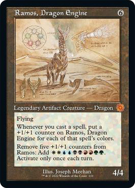 Ramos, Dragon Engine - Foil - Retro Schematic