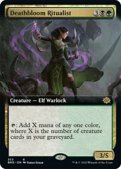 Deathbloom Ritualist (Extended Art)