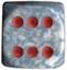 Air Speckled d6 w/spots 12mm - DS1220