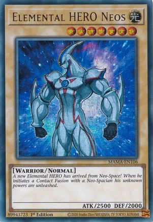 Elemental HERO Neos - MAMA-EN106 - Ultra Pharaohs Rare - 1st Edition