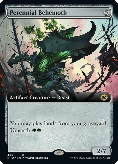 Perennial Behemoth - Foil - Extended Art