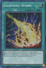 Lightning Storm - MAMA-EN089 - Secret Pharaoh's Rare - 1st Edition