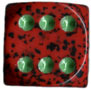 36mm Speckled d6 Strawberry w/ spots - DS3635