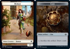 Clue (014) // Human (002) Double-Sided Token