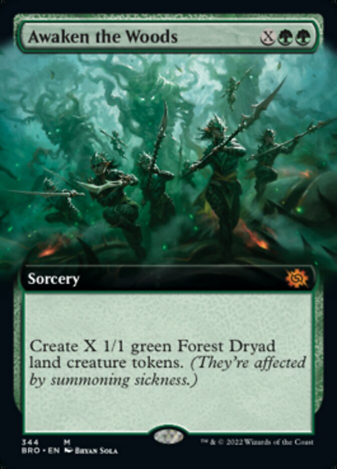 Awaken the Woods - Foil - Extended Art