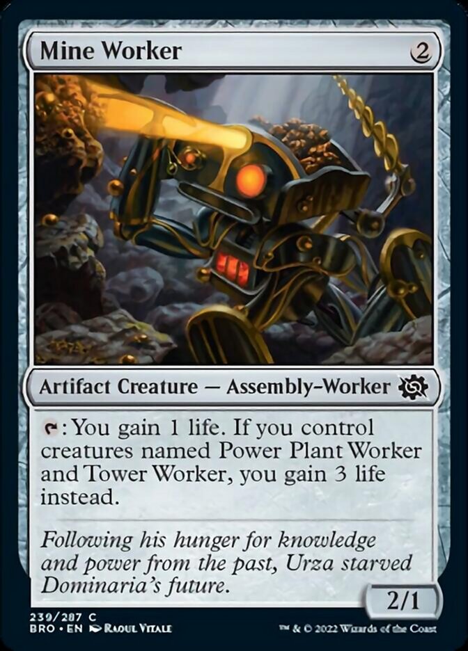 Mine Worker - Foil