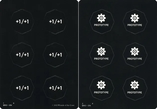 Punch (1) // Punch (2) Double-sided Punch-out Token