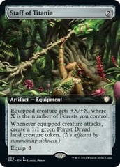 Staff of Titania - Foil - Extended Art