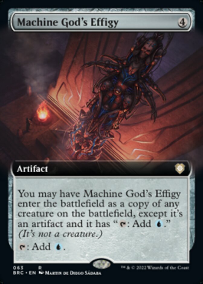 [DEPRECATED] Machine Gods Effigy - Foil - Extended Art