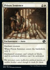 Prison Sentence - Foil