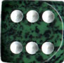 Recon Speckled d6 w/spots 12mm - DS1289