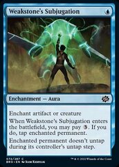 Weakstone's Subjugation - Foil