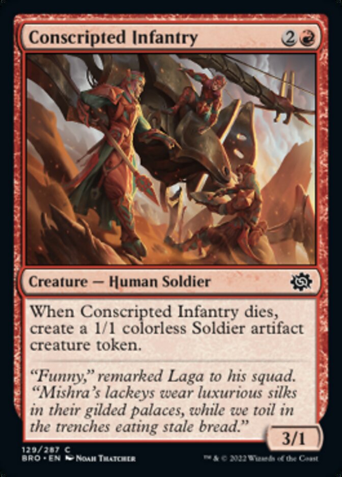 Conscripted Infantry - Foil