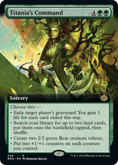 Titania's Command - Foil - Extended Art