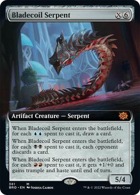 Bladecoil Serpent - Extended Art