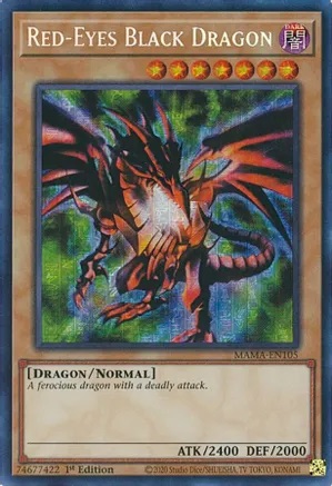 Red-Eyes Black Dragon - MAMA-EN105 - Secret Pharaohs Rare - 1st Edition