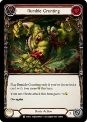 Rumble Grunting (Red) - Rainbow Foil