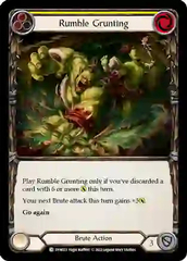 Rumble Grunting (Yellow) - Rainbow Foil