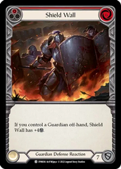 Shield Wall (Red) - Rainbow Foil