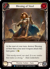 Blessing of Steel (Yellow) - Rainbow Foil